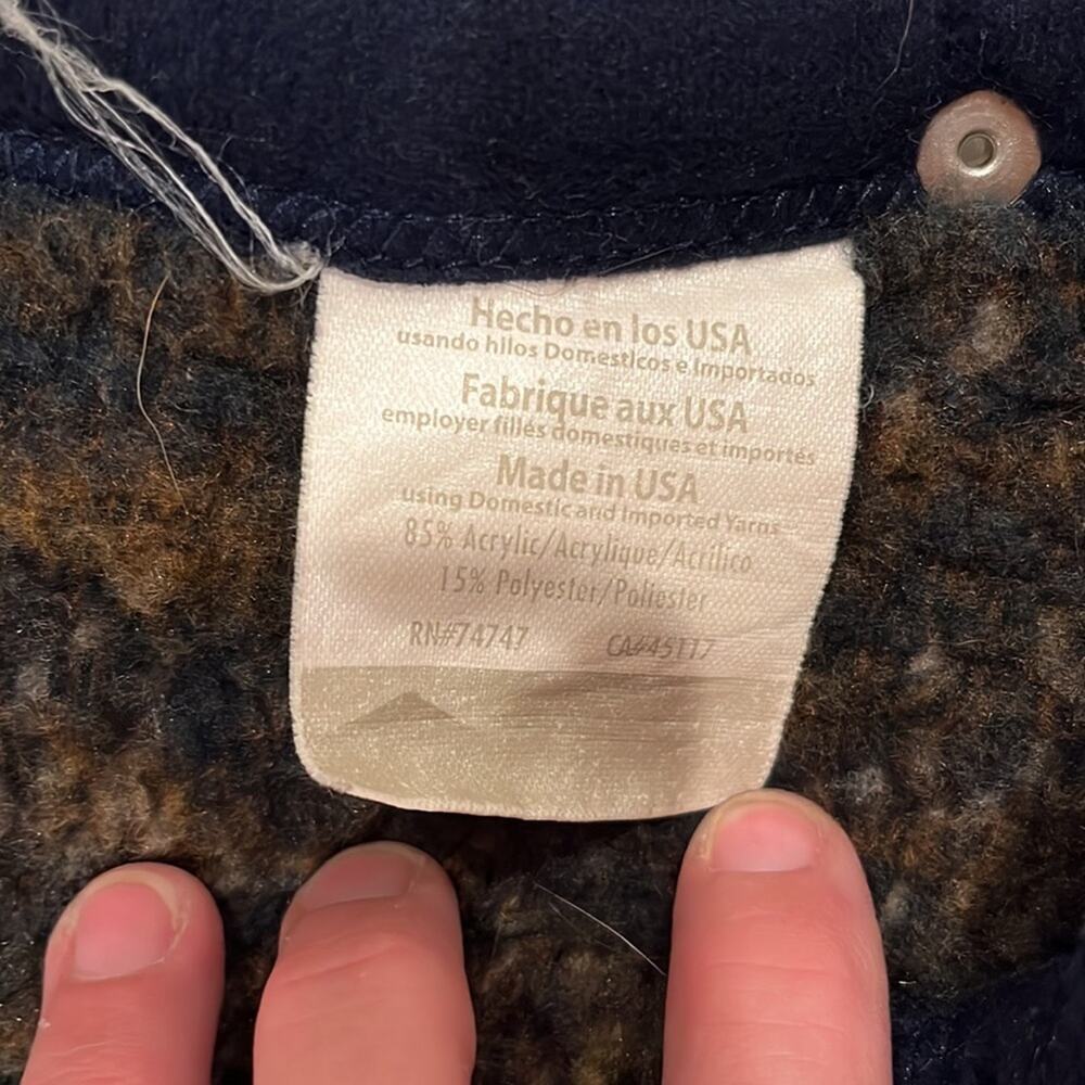 VTG Biederlack Western Blanket Horse Zipper Snaps Reversible Cuddle Wrap USA - Picture 5 of 5